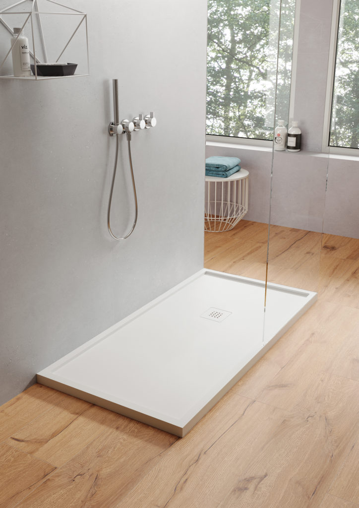 Capri Soft Shower Tray Classic White